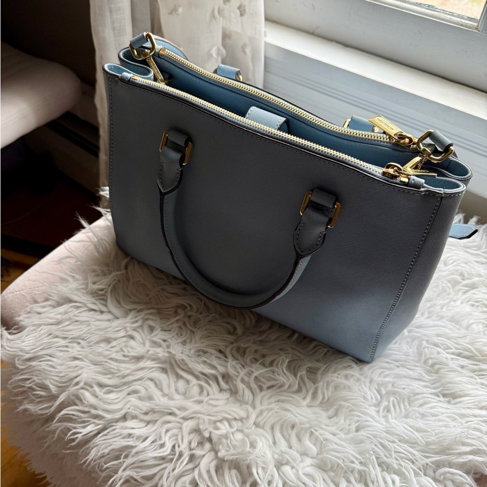 Michael Kors Sutton Medium Saffiano Leather Satchel (Flawed) - Picture 9 of 12